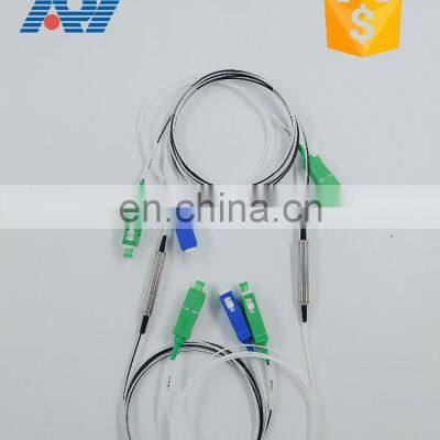 2 Way Passive Mini FTTH Passive Optical Fiber FWDM With FC/APC SC/APC Optical 1310 1490 1550 Wdm photo-2