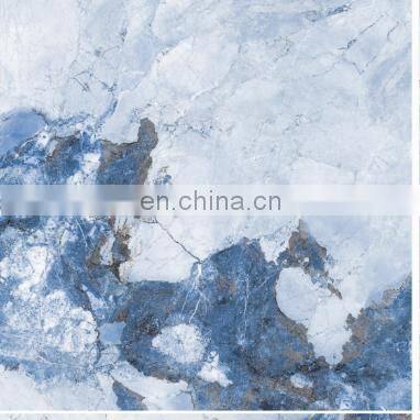 Blue color style glazed marble porcelain ceramic tiles for floor and wall 6 face CK6Y581PA