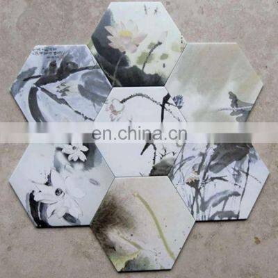 Simple Nordic Antique Hexagon Shape 300*260*115 Tile Art Exhibition Library Floor Tiles photo-4