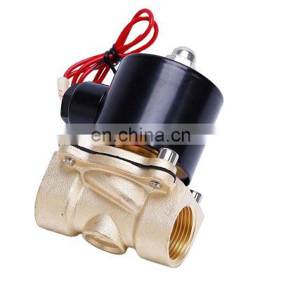 2W200-20 DC12/24V Normally Closed Type Direct Acting AC36/110/220/380V Electric Brass Solenoid Valve Price For Water