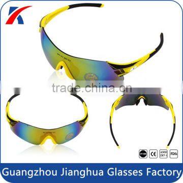 2015 Quality rimless soft rubber nose pad high performance cycling sport glasses