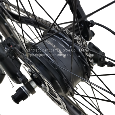 Aluminum Alloy Mountain Bicycle Microshift 27speed 26*16inch E-Bike photo-5