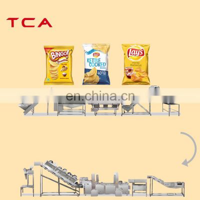 Fully Automatic 100kg potato chips compound potato chips production line