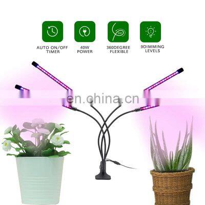 Adjustable Home Indoor Plants Tent Eco Farm Lamp Chip Small Led Growing Light With Clip photo-2