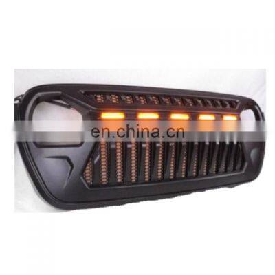 Grille with 5 LED lights for jeep wrangler JL