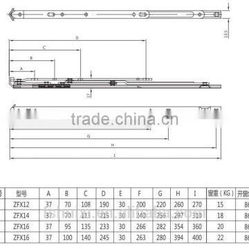 HFP13.5-15 High Quality Window Friction Stay Hinge