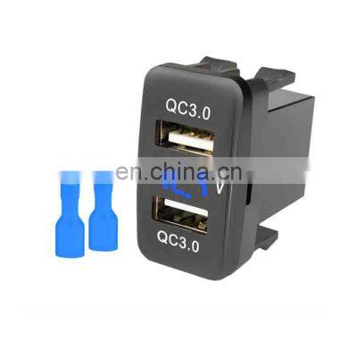 Car Charger Dual USB Fast Charging Original Hole Non-destructive Installation Accessories 12V-24V photo-5