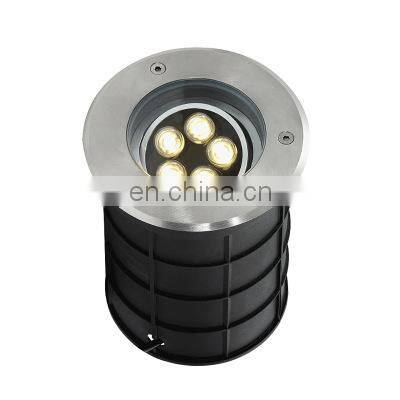 12W 15W 18W 24W LED Underground Light IP68 Outdoor Adjustable Angle Buried Floor Light