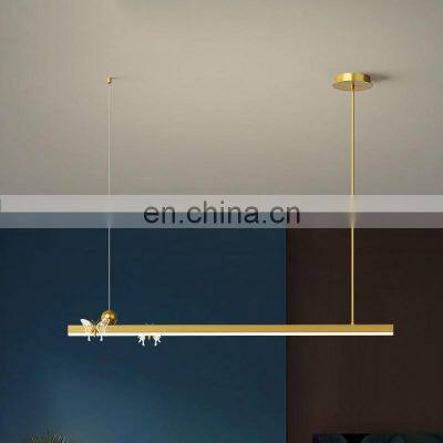 Butterfly Indoor Lighting Nordic Hanging Lamp Bedside Staircase Home Modern Bedroom Art Chandelier Light