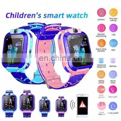 KID Watch 2g Sim Card Baby Anti-lost Reloj Inteligente Lbs Gps Camara Waterproof Smartwatch Kids Smart Watch Q12 for Kids photo-4