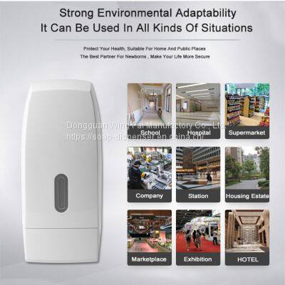 500ml High-quality Liquid Spray Alcohol Gel Wall Mounted Manual Soap Dispenser For Public Places photo-2