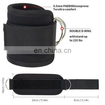 Fitness Padded Gym Wholesale High Quality Ankle Strap Pink Ankle Straps For Cable Machines photo-2