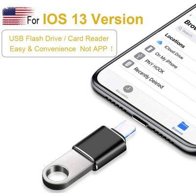 OTG Adapter for IPhone 7 8 X 11 12 Pro Max Converters Charging Data IOS 13 Versions