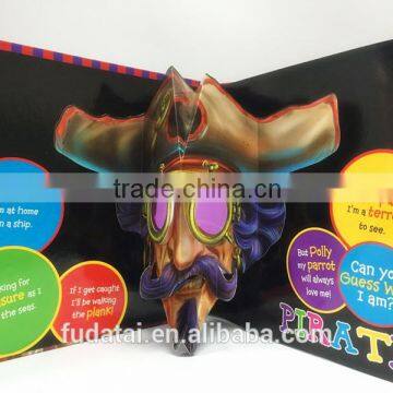 FDT Customizes Full Color Children 3D Pop up Book Printing