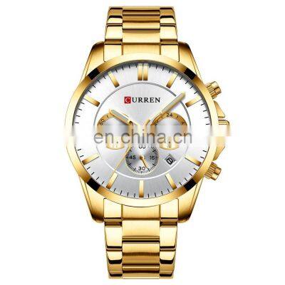 Brand CURREN Men's Watch Men's Calendar Business Watch Multi-function Six-hand Steel Band Quartz Watch photo-5