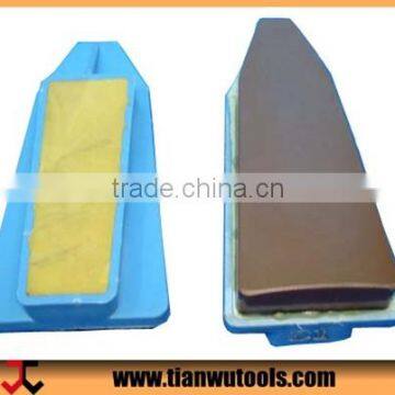 Triangle Abrasive Diamond Resin Fickert for Grinding Granite Slab photo-5