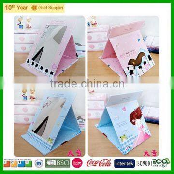 lady fashion paper mirror/ makeup mirror/pocket mirror