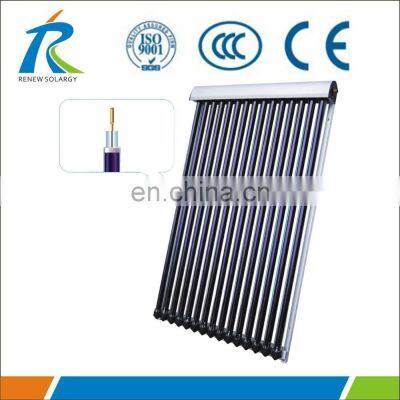 Flat Roof Heat Pipe Vacuum Tubes Solar Collector photo-3