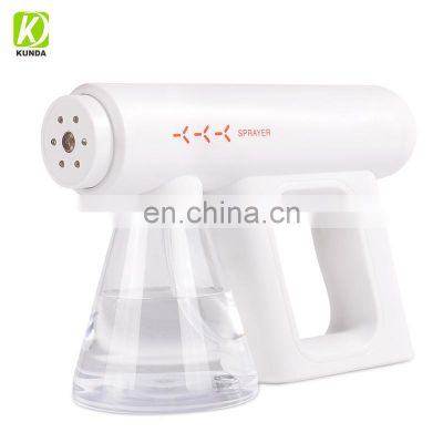 Wireless Sprayer  Disinfection Blue light Atomizer Nano Spray Gun