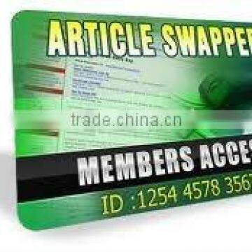 article swapper members access card