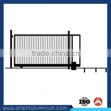 Aluminium Sliding Iron Main Gate Design