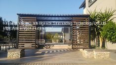 High Quality Aluminum Roof System Patio Gazebo water proof louvre pergola