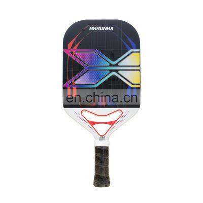 2023 New Trending Design Pickleball Paddle Customized  Carbon Fiber 13mm Honeycomb Core Edgeless Rackets