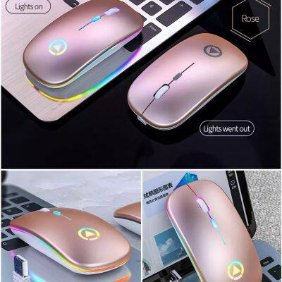 New Wireless A2 Mouse Touch Pad Rechargeable Silent Ultra-thin Mini Wireless Portable Mouse for Computer photo-4