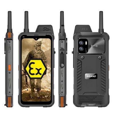 B8900 Cheapest Factory 6.3 Inch MTK6833 8GB+256GB Android 12 NFC Explostion-proof ATEX Smart Phone With 2D Scanner Google Service