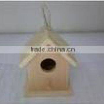 2015 New Design Wood Bird House, Small Wooden House