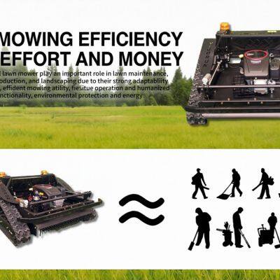 CE EPA Certified VTLM800 Snow Plow Attachment Remote Mower Rubber Track Remote Brush Cutter for Farm photo-5