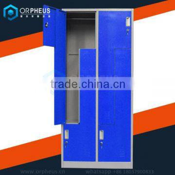 Hot Sale Metal Z Shape Gym Locker Changing Room 4 L Door Lockers Metal L Shape Lockers