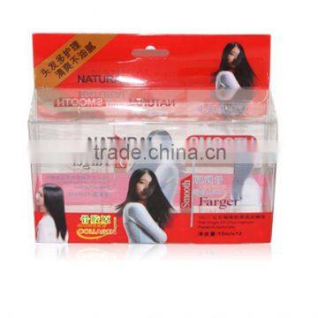 transparent small plastic hinged PET packaging box