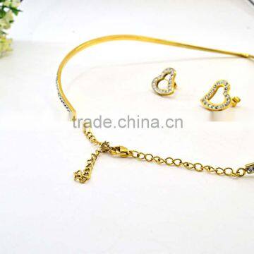 Fashion Jewelry Diamond Heart Shape African Beads Jewelry Set Supplier's Choice photo-3