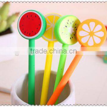 Office Ballpoint Pen Creative Cartoon Fruit Plastic Pen For Student Prize