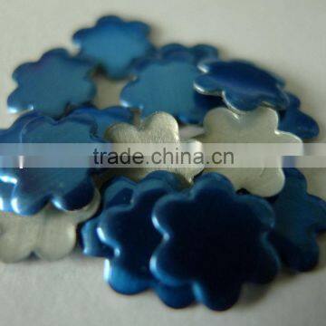 NAVY COLOR Rhinestuds Hot Fix Iron on Flower Shape 9mm, Heat Press Studs Iron on