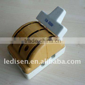 2P 100A Double Throw Porcelain Knife Switch