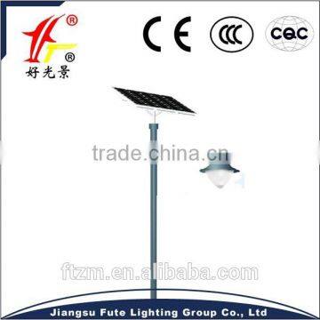 steel galvanized pole outdoor solar led garden lighting