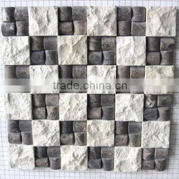 Marble stone mosaic tile HHM-D020