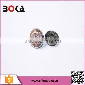 2015 newest garment accessories button for jeans on factory price