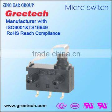 Long life and high reliability wiring terminal limit micro switch