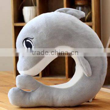 Plush Animnal Nap Pillow/plush Dolphin Nap Pillow/plush Animnal Guard U Pillow photo-2