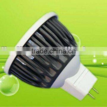 AC/DC12V LED Bulb With CE RoHS MR16/GU10/E26/E27