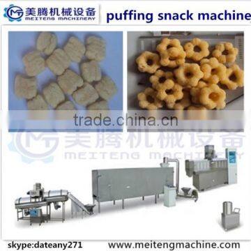 Automatic high yield corn puffed food machinery