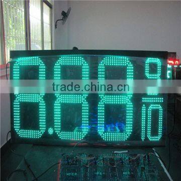 Alibaba in russian wireless RF IP65 waterproof high brightness led gas price sign