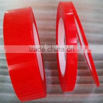 High Bonding Acrylic Red PET film double adhesive tape