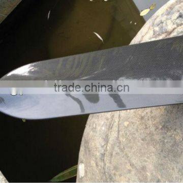 Polished dragon boat paddle carbon fiber