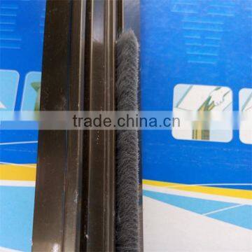 Non-silicone brush weather stripping door & weather stripbottom door