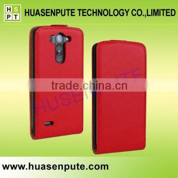 Express Vertical Flip Genuine Leather Case For LG G3 Beat photo-6