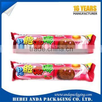 High quality laminated plastic film biscuit packaging material/biscuit packaging /cookie packaging/cookie packaging bag